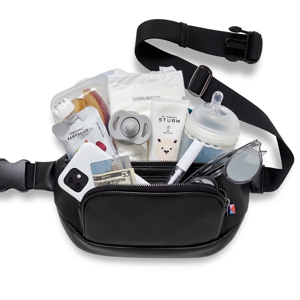Kibou Vegan Leather Diaper Bag Fanny Pack